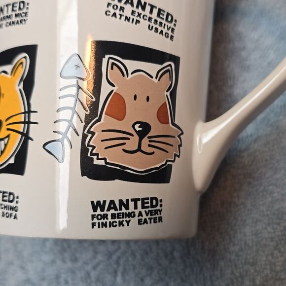 MUG SH0TS / CAT Humorous Cat Mug with Cartoon Designs BY RIVERIA/VAN BEERS - Picture 7 of 10